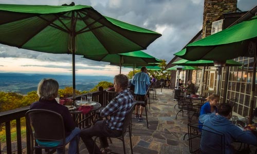 Big Meadows Lodge Terrace Dining - Shenandoah National Park